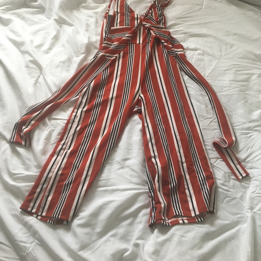 Striped jumper/romper